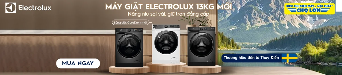 Máy giặt Electrolux 13kg - Nâng niu sợi vải, giữ trọn đẳng cấp