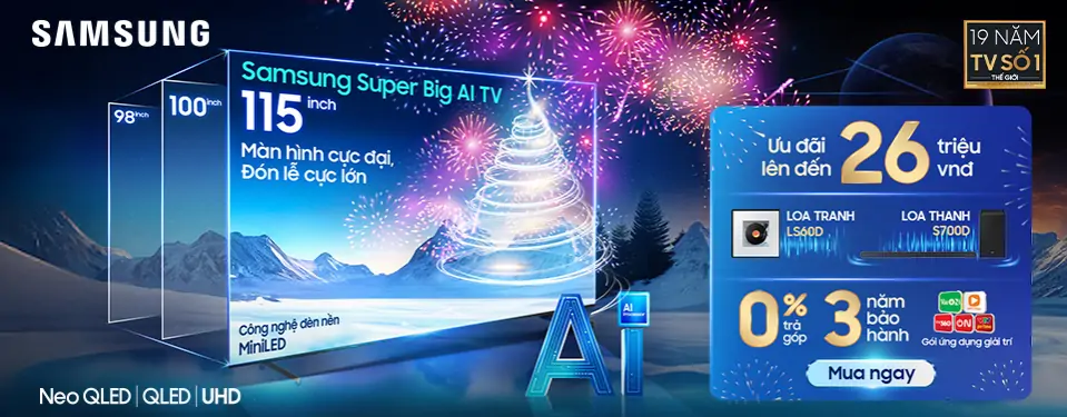 Màn hình cực đại - Đón lễ cực lớn