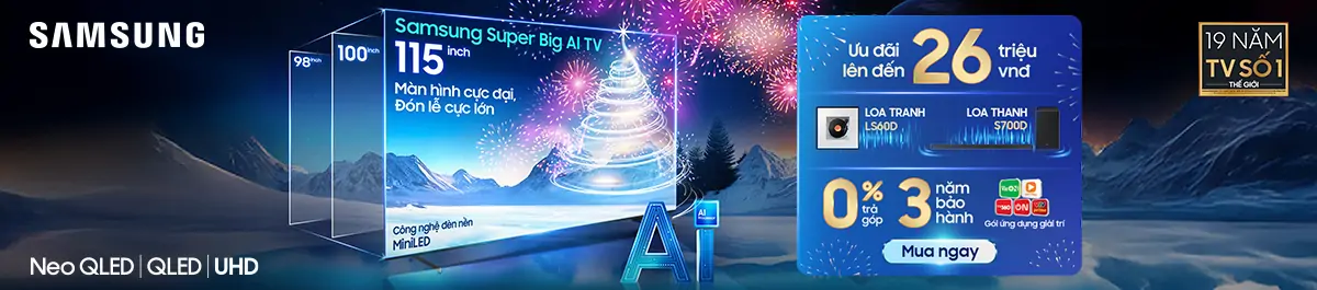 Màn hình cực đại - Đón lễ cực lớn