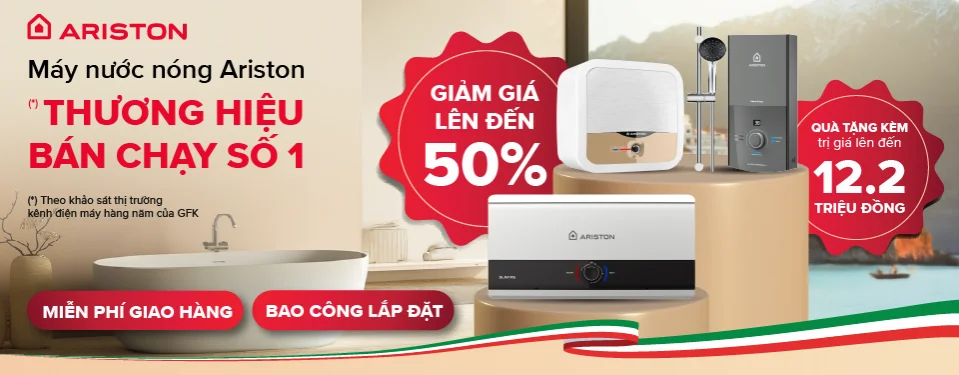 Máy Nước Nóng Ariston - Thương Hiệu Bán Chạy Số 1