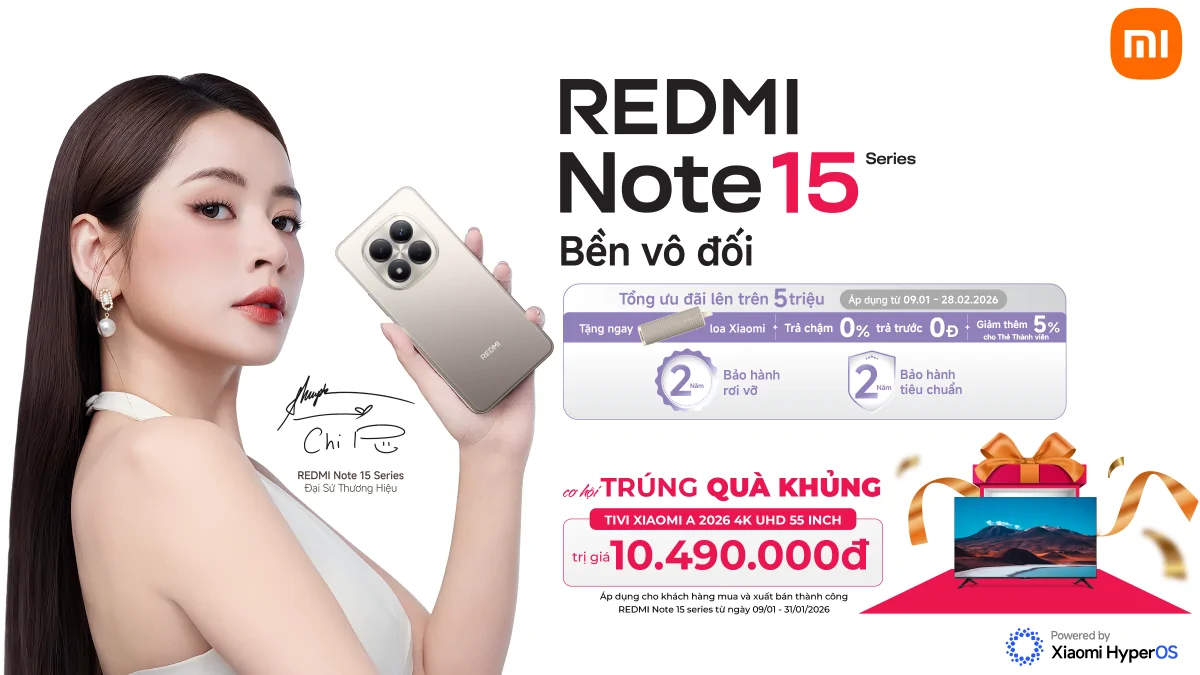 Banner Xiaomi Redmi Note 15 5G