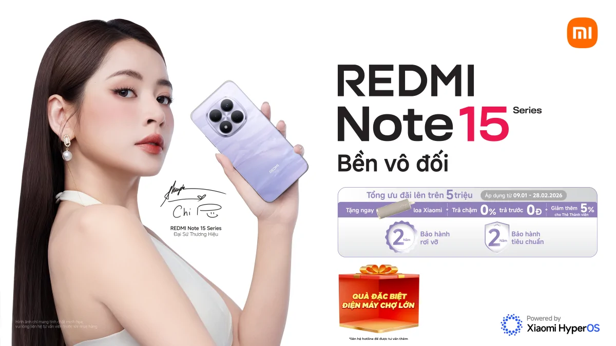 Banner Xiaomi Redmi Note 15 5G
