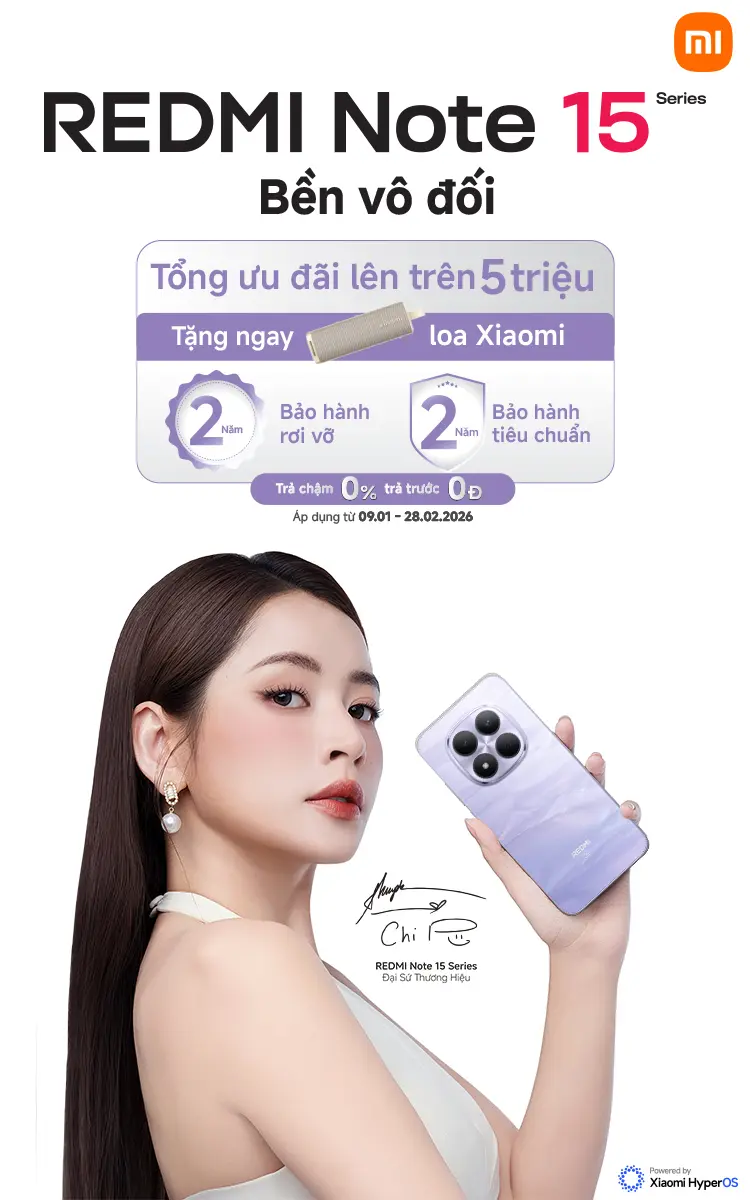 Banner Xiaomi Redmi Note 15 5G