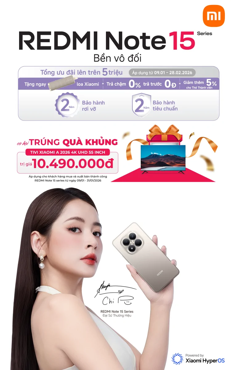 Banner Xiaomi Redmi Note 15 5G