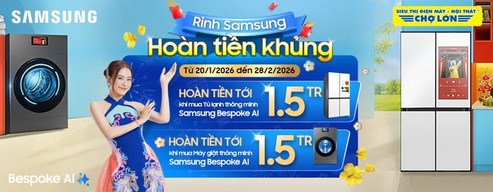 Rinh Samsung, Hoàn tiền khủng