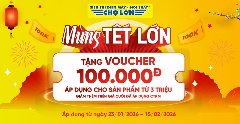 Tặng Voucher 100.000đ