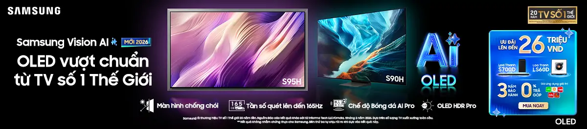 Samsung vision AI - Tivi OLED vượt chuẩn