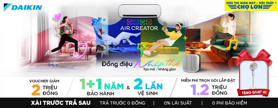 AIR CREATOR - Đồng điệu nhịp thở, tạo mở không gian