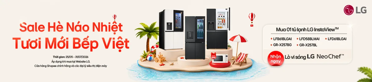 Sale Hè náo nhiệt - Tươi mới Bếp Việt