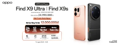 Đặt trước OPPO Find X9 Ultra / X9s - Nhận bộ quà tặng hấp dẫn