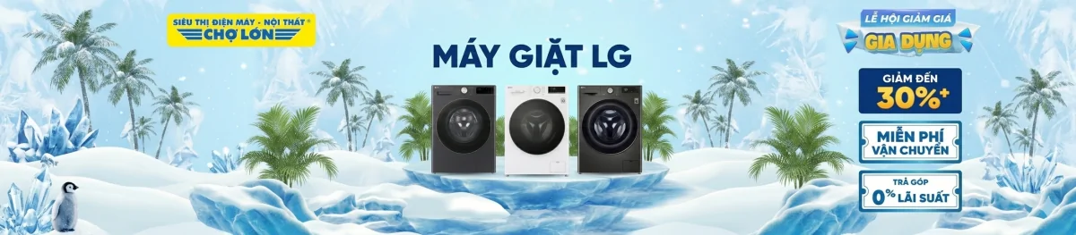 Lễ hội giảm giá máy giặt LG
