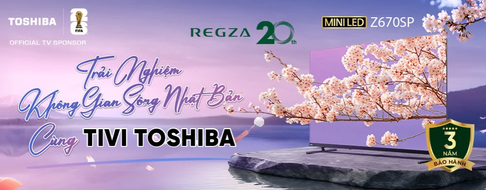 Trải nghiệm không gian sống Nhật Bản cùng Tivi TOSHIBA