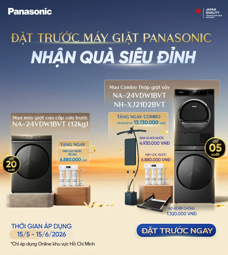 Giặt Sấy Cao Cấp Panasonic