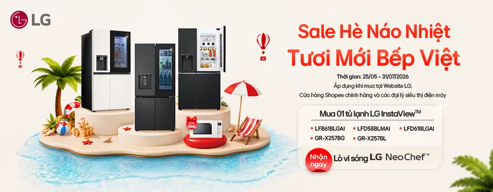 Sale Hè náo nhiệt - Tươi mới Bếp Việt