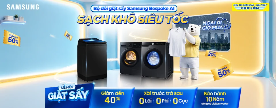 Sạch khô siêu tốc