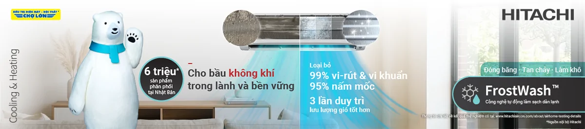 Máy lạnh Hitachi - Trong lành & Bền vững