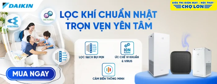 Lọc khí chuẩn Nhật - Trọn vẹn yên tâm