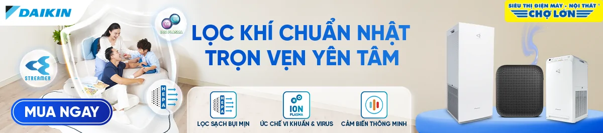 Lọc khí chuẩn Nhật - Trọn vẹn yên tâm