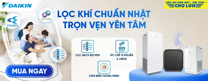 Lọc khí chuẩn Nhật - Trọn vẹn yên tâm