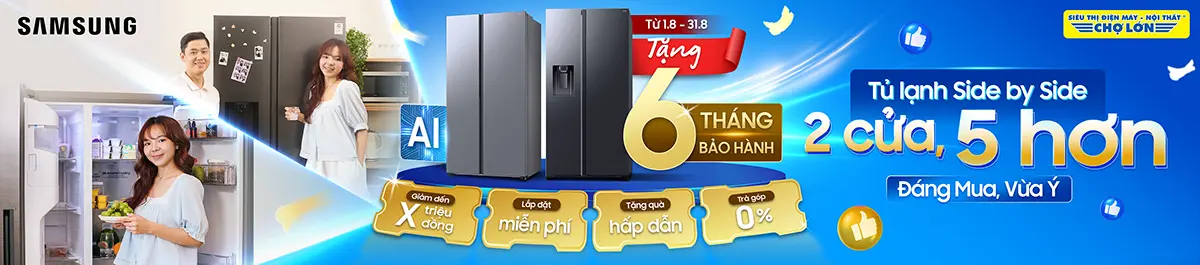 Tủ lạnh Side by Side Đáng Mua - Vừa Ý