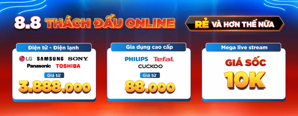 8.8 Thách Đấu Online - Rẻ và Hơn Thế Nữa