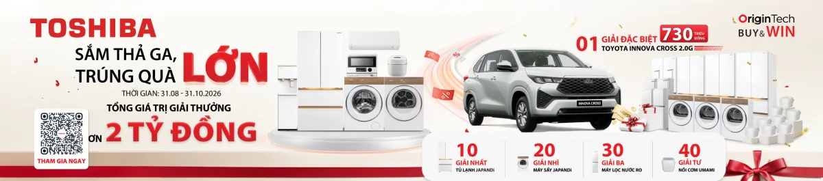 Toshiba trúng quà lớn