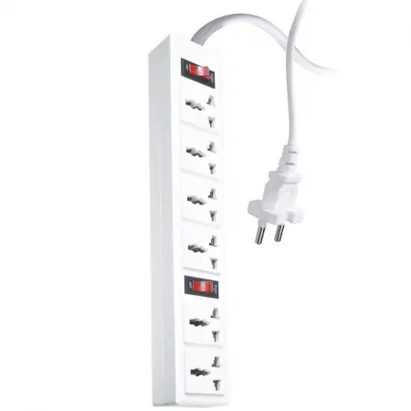 Ổ CẮM DQ-003A-04-2M (6 LỖ 3 CHẤU)