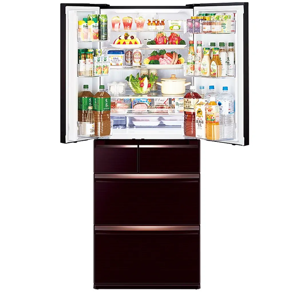 Tủ lạnh Mitsubishi MR-WX70C-BR-V - ngăn chứa Tủ lạnh Mitsubishi MR-WX70C-BR-V - ngăn chứa