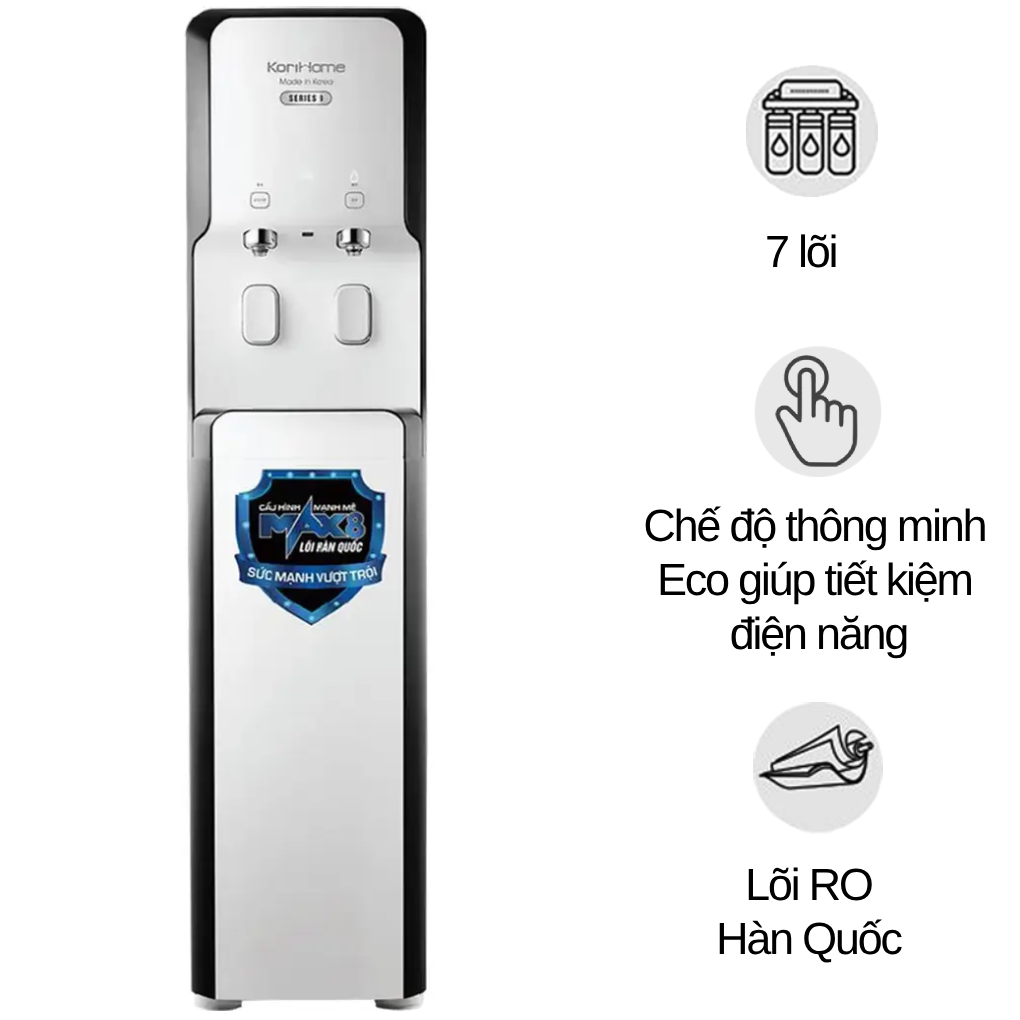 Máy lọc nước nóng lạnh Korihome WPK-928 7 lõi  (Sản phẩm trưng bày)