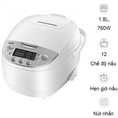 Nồi Cơm Điện Toshiba RC-18DH2PV(W) 1.8 Lít