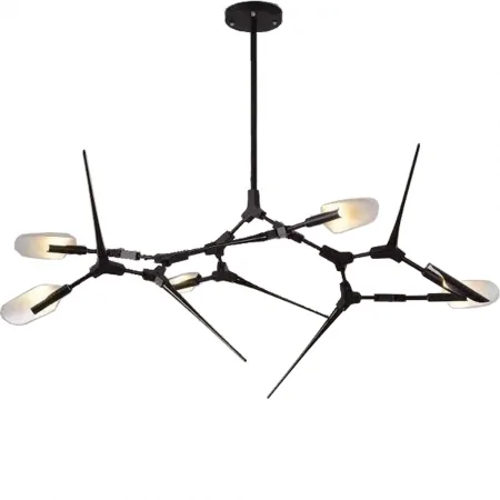 Đ&egrave;n Treo Trần Thủy Tinh ECODL5 Đen