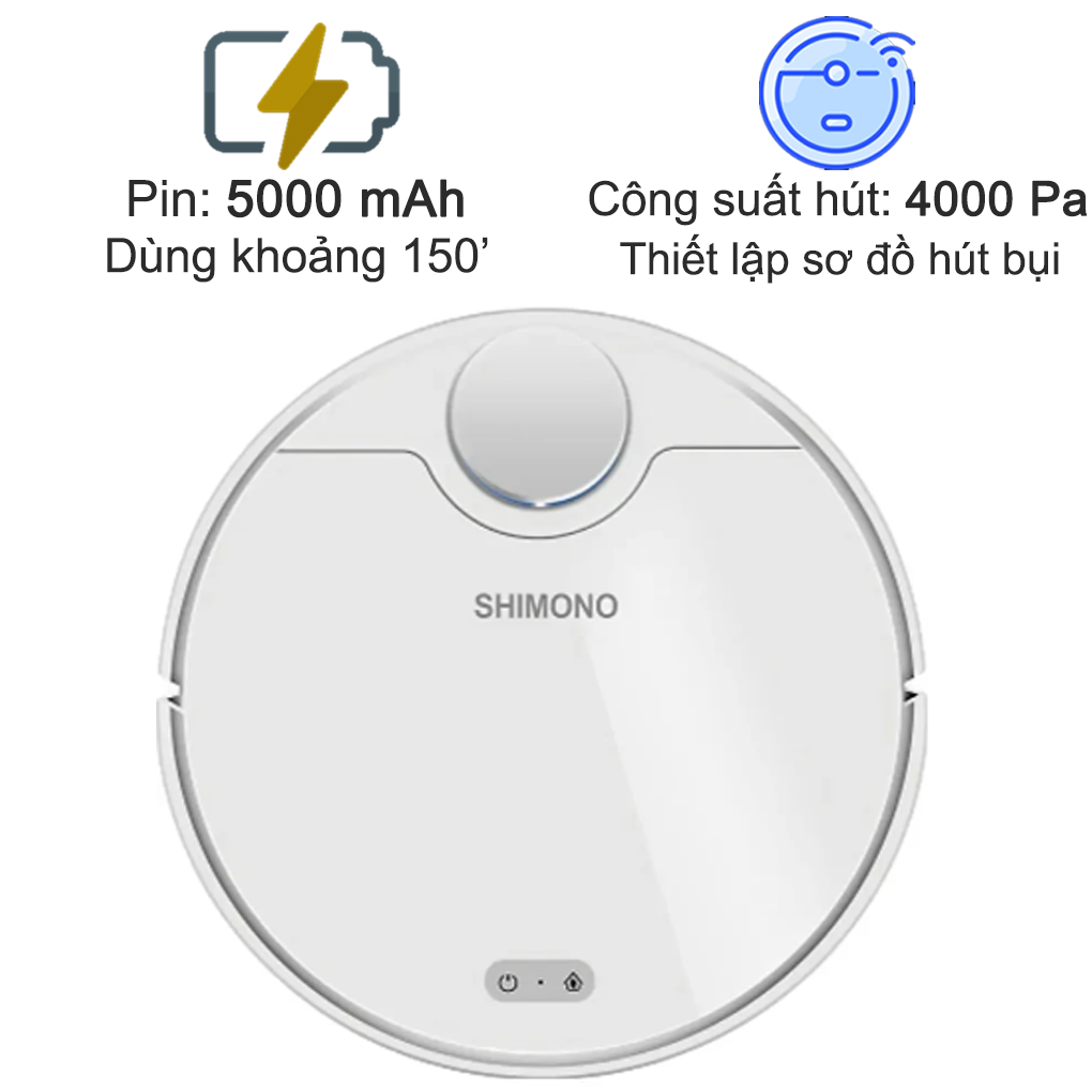 Robot Hút Bụi Shimono ZK902  (Sản phẩm trưng bày)