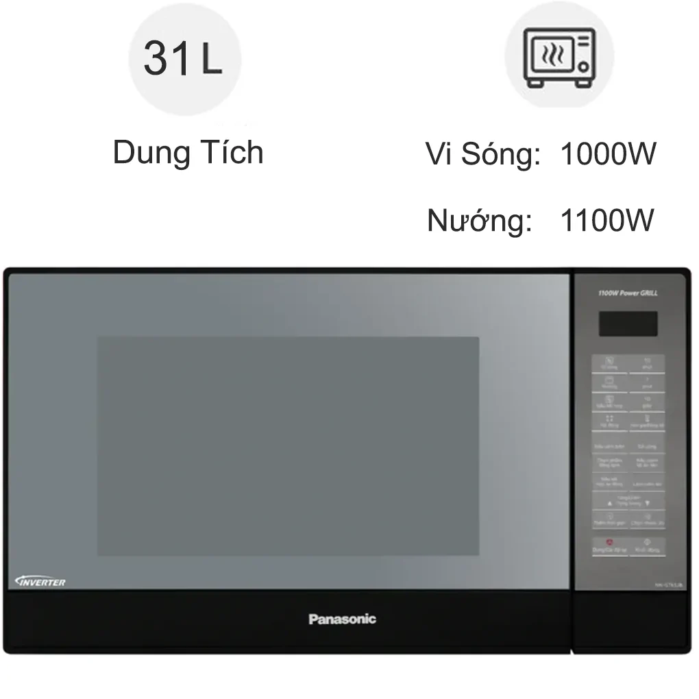 Lò vi sóng NN-GT65JBYUE 31 lít