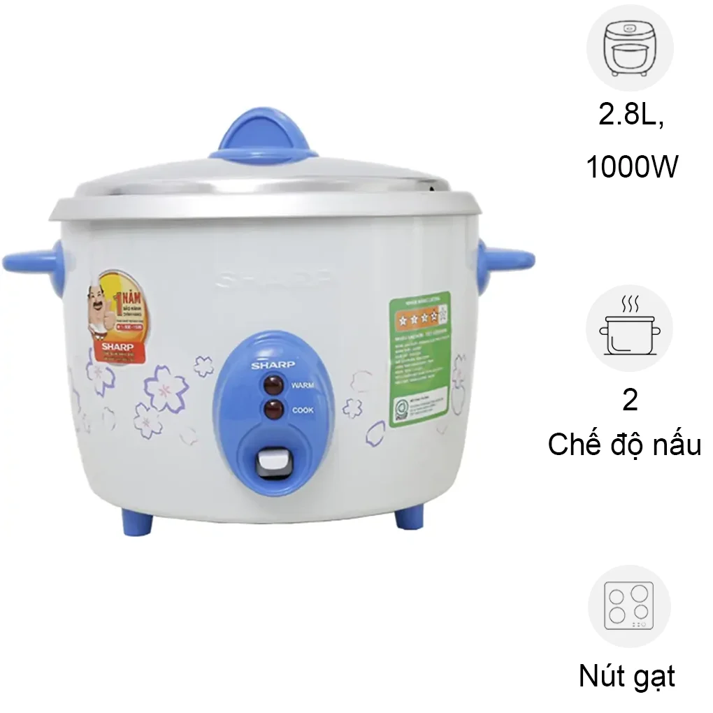 Nồi Cơm Điện Sharp KSH-D28V 2.8 Lít