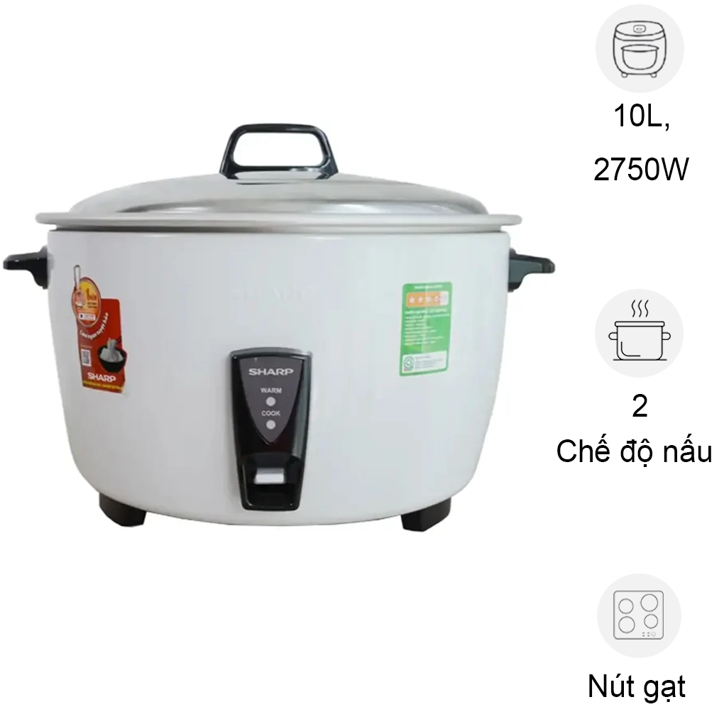 Nồi Cơm Điện Sharp KSH-D1010V 10 Lít