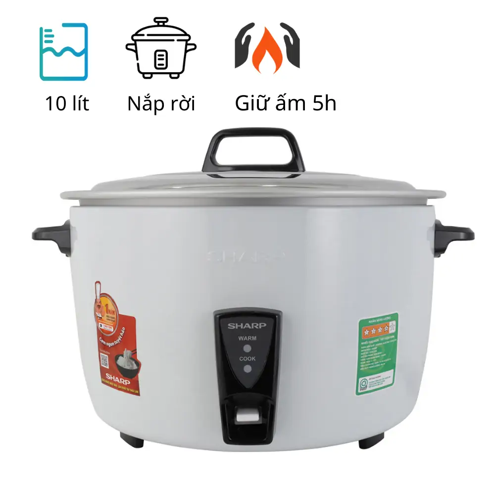 Nồi Cơm Điện Sharp KSH-D1010V 10 Lít 1