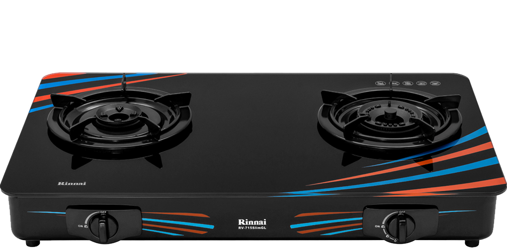 Bếp gas đôi Rinnai RV-715SLIM(GL-SC)  (Sản phẩm trưng bày)