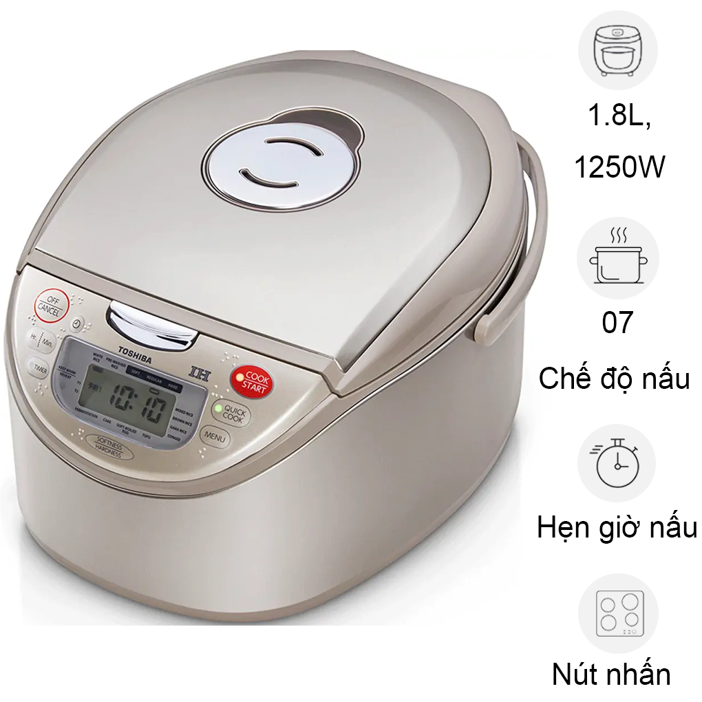 NỒI CƠM ĐIỆN TOSHIBA RC-18RH(CG)VN