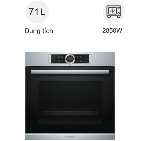 Lò nướng âm tủ HMH.HBG633BS1A 71 lít