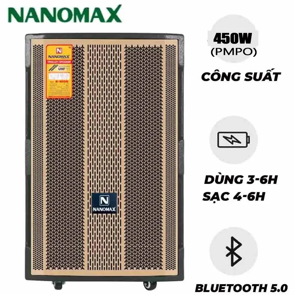 Loa Kéo Nanomax K-1000  (Sản phẩm trưng bày)