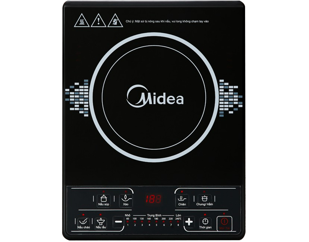 Bếp từ đơn Midea MI-B1920DM 1900W  (Sản phẩm trưng bày)
