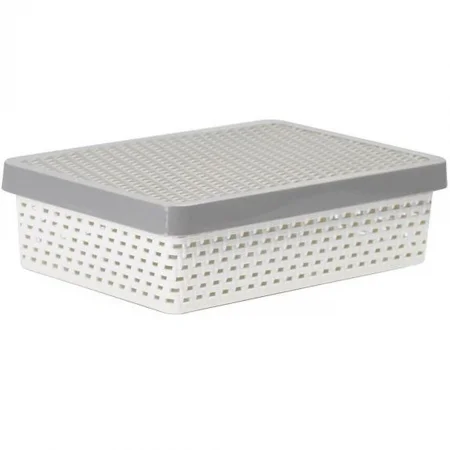 Rổ SENN (XS) Có Nắp HH-2087L Kem Xám