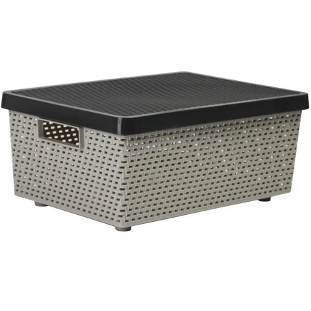 Rổ SENN (L) C&oacute; Nắp HH-2095L X&aacute;m