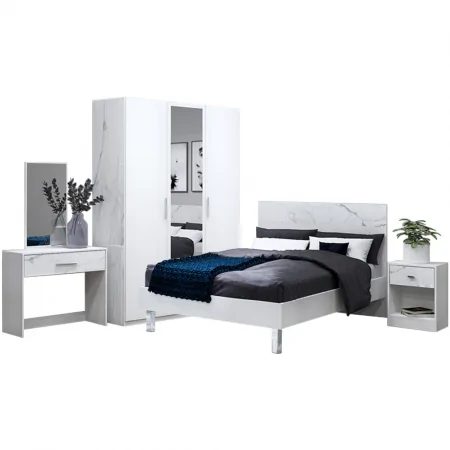 Bộ Phòng Ngủ QUEEN NS12020 Trắng