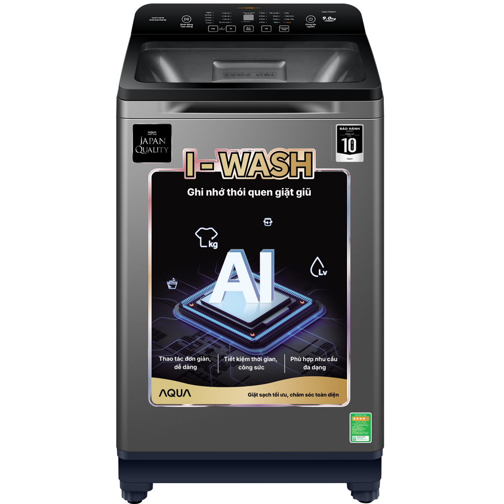 Máy Giặt Aqua 9 Kg AQW-FR90GT.S