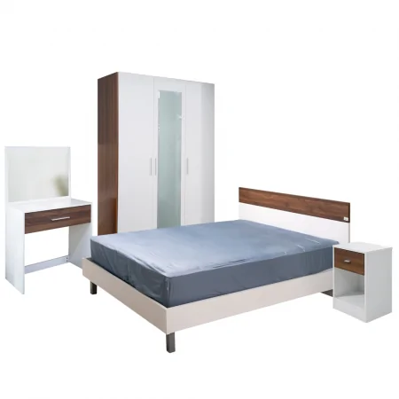 Bộ Phòng Ngủ Queen NS12020 Walnut