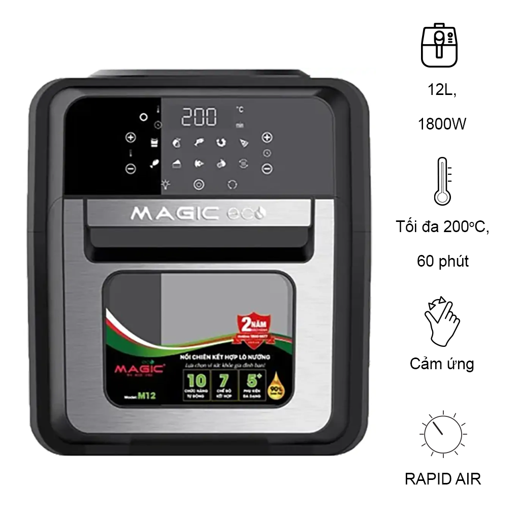 Nồi chiên không dầu Magic ECO M-12  (Sản phẩm trưng bày)