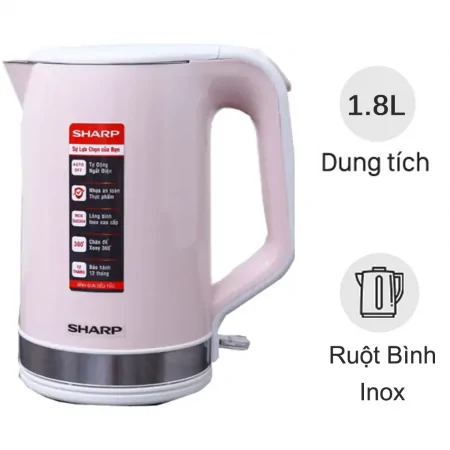 Bình đun siêu tốc EKJ-18VP-PK