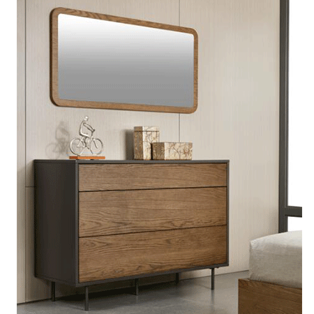 Tủ Bàn Phấn CP1703C Bob 1.19M Xám Đậm/Sồi