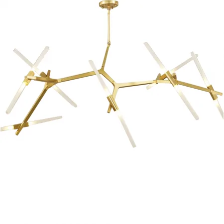 Đèn Treo Trần Thủy Tinh ECODL10 Vàng